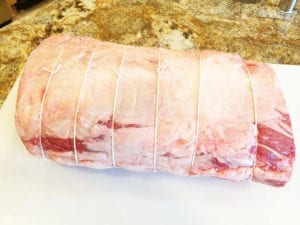 Tied roast