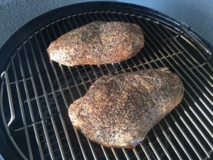 Turkey breasts hit 145°F internal temperature