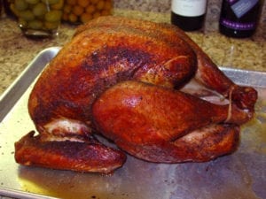 Basic brined turkey with Creole rub