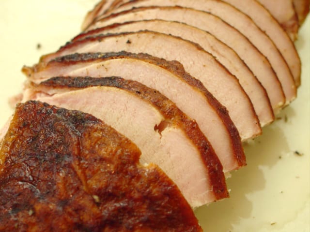 Sliced breast meat