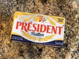 President salted French butter