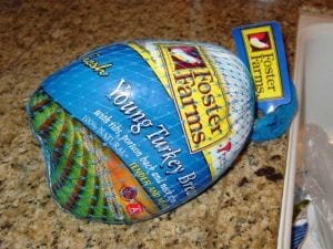 Whole, bone-in turkey breast