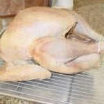 Turkey after 12 hours of air-drying in refrigerator