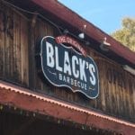 Black's Barbecue sign