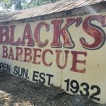 Old Black's sign