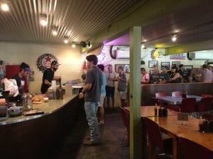 A view of the front counter