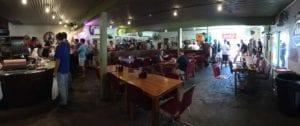 Panoramic photo of front counter and dining room
