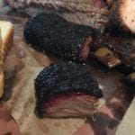 End cut from the brisket flat