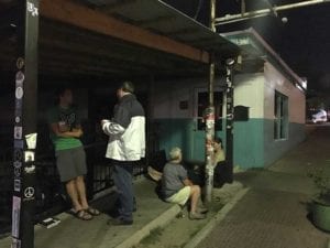 Two people showed up within 5 minutes of our arrival