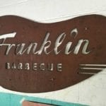 Franklin Barbecue sign