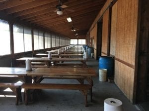 Screened in dining porch