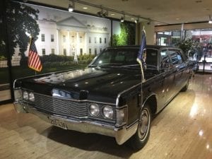 Johnson's post-presidency limosine
