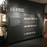 Timeline display of LBJ's political career