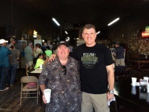 Photo of Chris Allingham with Wayne Mueller