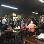 View inside Louie Mueller Barbecue