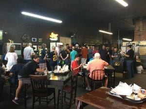 View inside Louie Mueller Barbecue