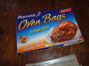 Reynolds Oven Bag For Turkey box