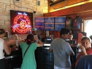 Front counter at Round Rock Donuts