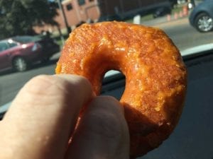 World famous Round Rock glazed donut