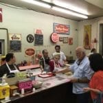 View of the sides and drink counter