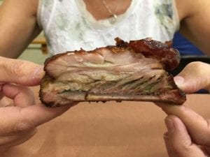 Pork sparerib at Smitty's Market