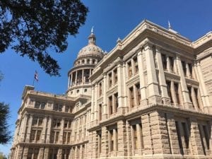 Another view of the Texas State Capitol