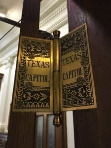 Texas State Capitol hinge