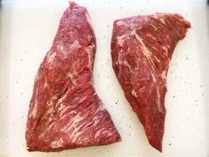Rubbed tri-tip roasts