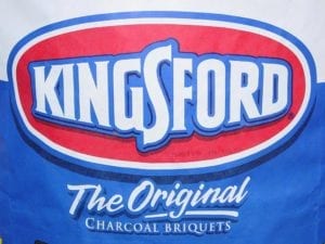 Close-up of Kingsford package