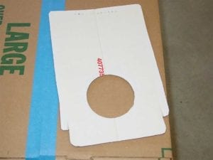 Cardboard WSM access door