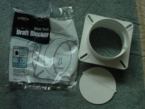 Dryer vent draft blocker and packaging