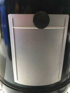 Diamond pattern access door