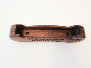 Recessed area inside top handle piece