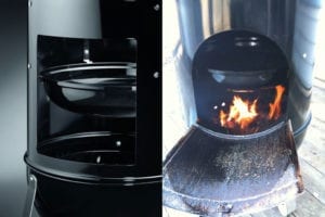 Old vs. new 22" access door opening
