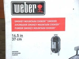Side view of box