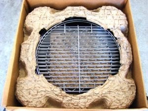 Charcoal grate and cooking grates