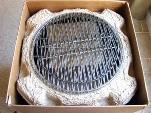 Charcoal grate and cooking grates