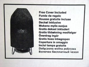 Close-up of Free Cover text