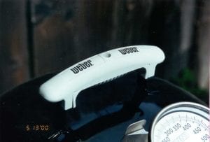 Thermoset lid handle