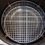 Overhead of nested bottom cooking grates