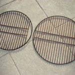 Overhead of charcoal grates