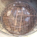 Overhead of nested charcoal grates