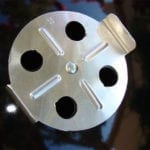 Close-up of lid vent damper