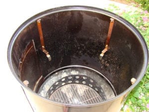 View into middle cooking section