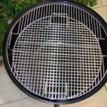 Overhead of nested top cooking grates