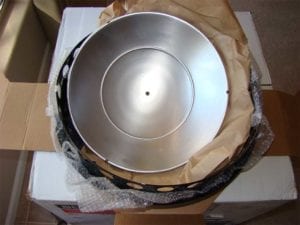 Heat shield unwrapped