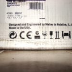 Close-up of Made in USA text