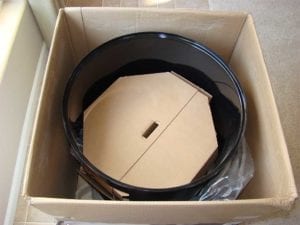 Small cardboard box removed
