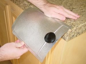 Adjusting the edge of access door