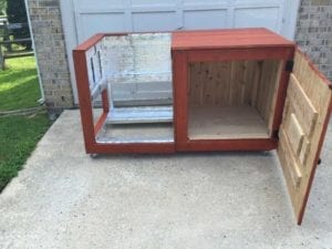 Anthony N cart stained
